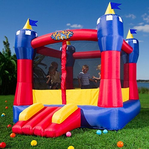 Blast Zone Magic Castle - Inflatable Bounce House with Blower - Pr...