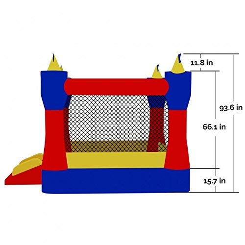 Blast Zone Magic Castle - Inflatable Bounce House with Blower - Pr...