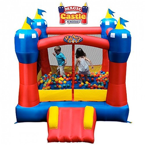 Blast Zone Magic Castle - Inflatable Bounce House with Blower - Pr...