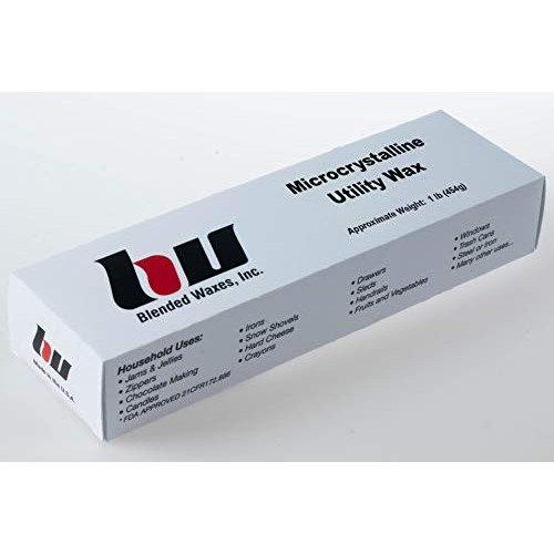 Blended Waxes, Inc. 3 Pack of Microcrystalline Wax 1lb. Block- Wax...