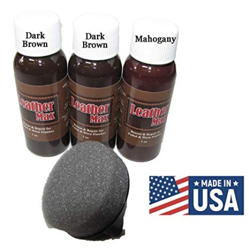 Leather Max Quick Blend Refinish and Repair Kit, Restore Couches, ...