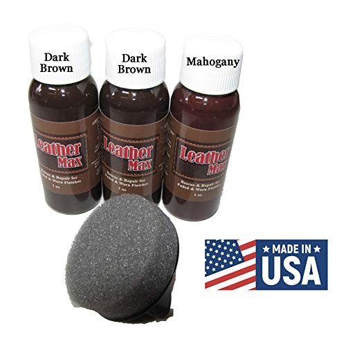 Leather Max Quick Blend Refinish and Repair Kit, Restore Couches, ...