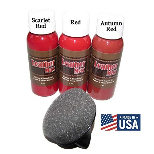 Leather Max Quick Blend Refinish and Repair Kit, Restore Couches, ...