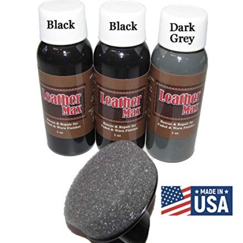 Leather Max Quick Blend Refinish and Repair Kit, Restore Couches, ...