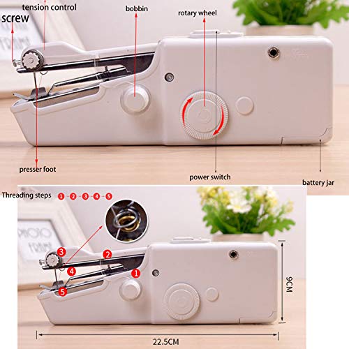 Mini Handheld Sewing Machine Electric Sewing Machine for Sewing DIY