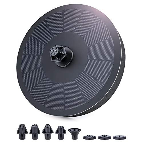 Upgraded 3W Solar Fountain Pump for Bird Bath, Bligli Solar Powere...