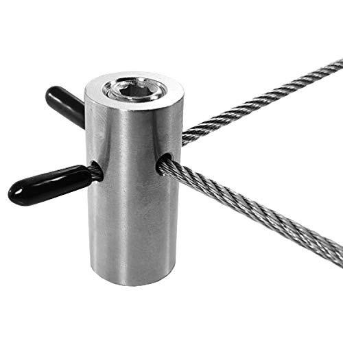 BLIKA 20 Pcs Green Wall Stainless Steel Hubs, Wire Trellis Kits fo...