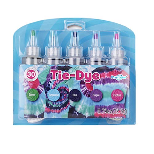 5 Bottles One-Step Tie-Dye Kit,Fabric Textile Paints Colorful Tie ...
