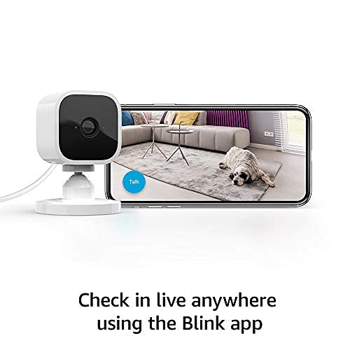 Blink Mini – Compact indoor plug-in smart security camera, 1080p H...