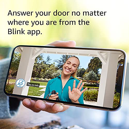 Blink Video Doorbell | Two-way audio, HD video, motion and chime a...