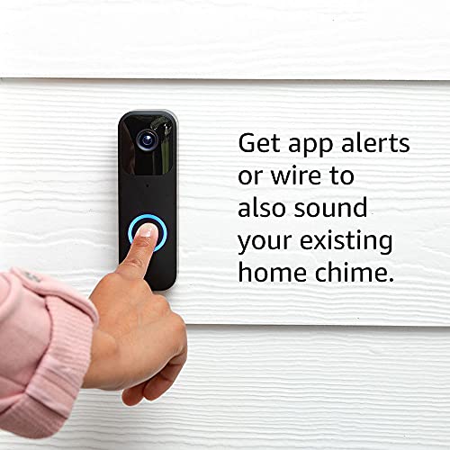 Blink Video Doorbell | Two-way audio, HD video, motion and chime a...