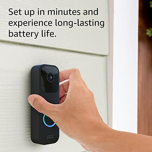Blink Video Doorbell | Two-way audio, HD video, motion and chime a...