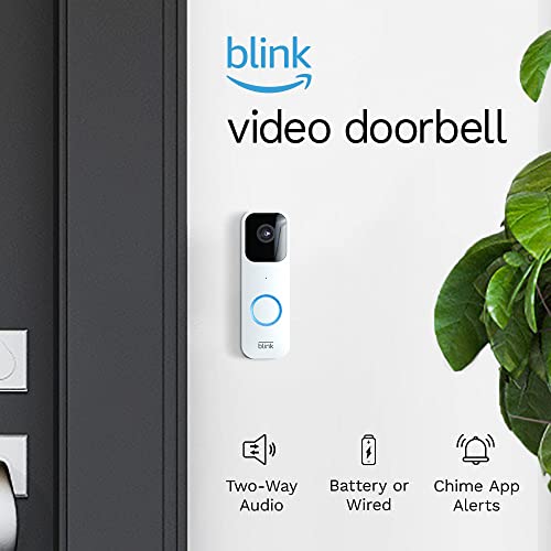 Blink Video Doorbell | Two-way audio, HD video, motion and chime a...