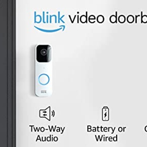 Blink Video Doorbell | Two-way audio, HD video, motion and chime a...