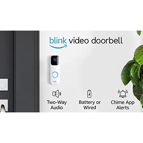Blink Video Doorbell | Two-way audio, HD video, motion and chime a...