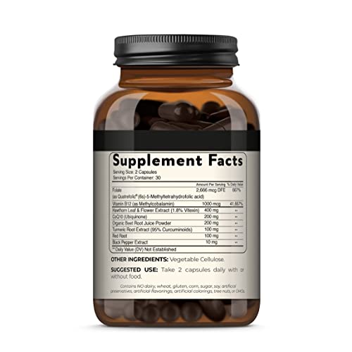 Blisque – Natural Blood Pressure Support Supplement for Heart Heal...