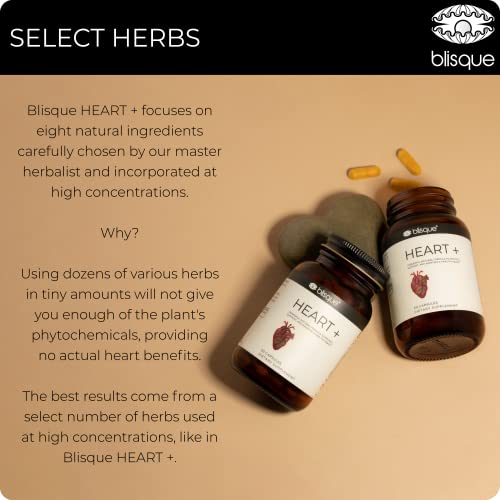 Blisque – Natural Blood Pressure Support Supplement for Heart Heal...