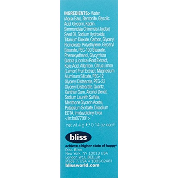 bliss Multi-Face-eted All-In-One Anti-Aging Clay Mask 3 packett...