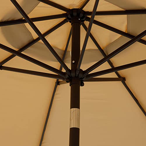 Blissun 9 Outdoor Market Patio Umbrella with Push Button Tilt and...