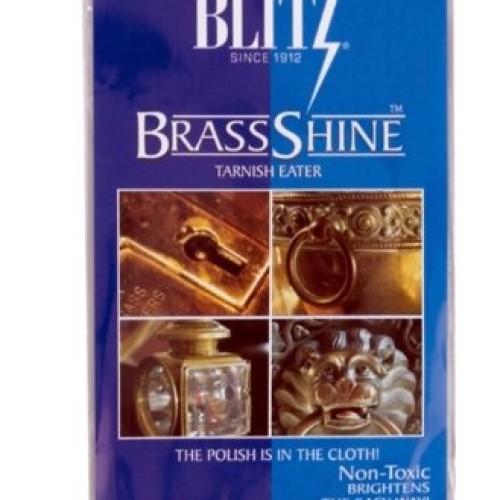 Blitz Brass Copper Tarnish Eater Shine Cleaner Cloth - No Messy Pa...