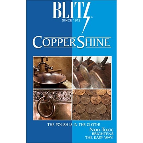 Blitz Copper Polish Shine Cleaner Cloth - Kitchen - No Messy Paste...