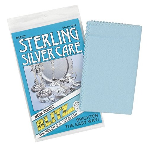 Blitz Silver Care Cloth-Single Ply, Treated, 2 Pack