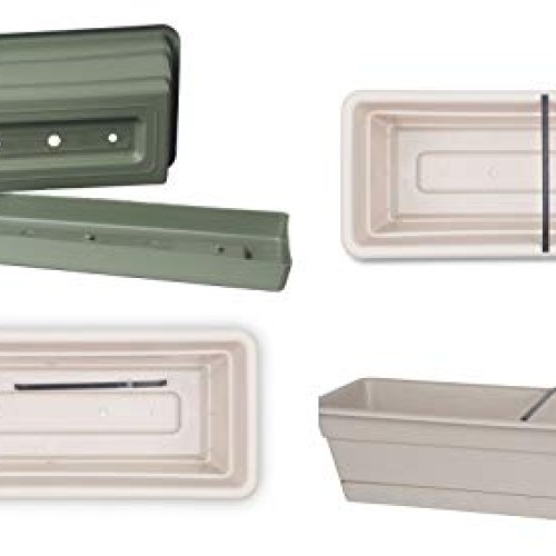 Bloem DCBT24-42 Dura Cotta Plant Window Box, 24-Inch, Living Green