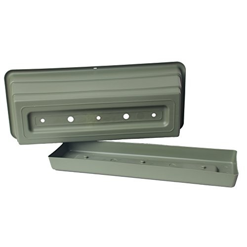 Bloem DCBT24-45 Series Saturn Planter with Saucer, 12, Chocolate ...