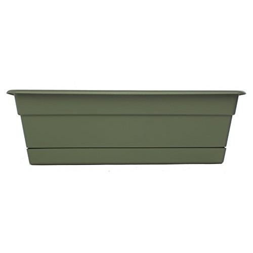 Bloem DCBT30-42 Dura Cotta Plant Window Box, 30-Inch, Living Green
