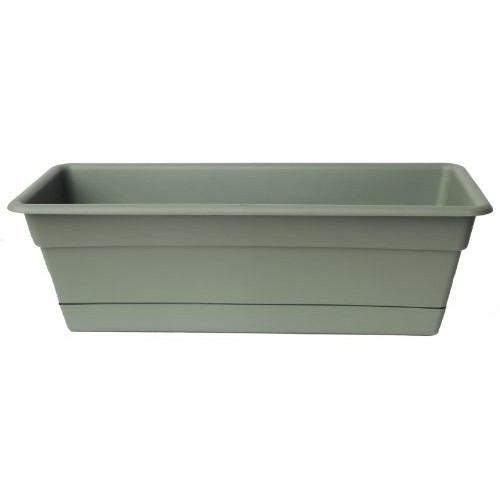 Bloem DCBT36-42 Dura Cotta Plant Window Box, 36-Inch, Living Green