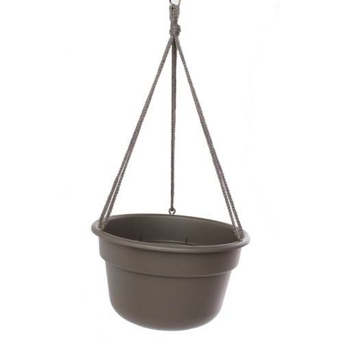 Bloem DCHB12-60 Dura Cotta Hanging Basket/Planter, 12-Inch, Pepper...