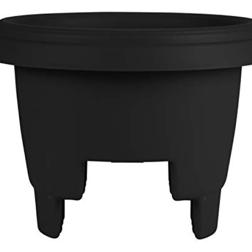 Bloem Deck Balcony Rail Planter DR1200, Black, 12