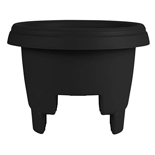 Bloem Deck Balcony Rail Planter DR1200, Black, 12