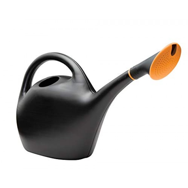 Bloem Easy Pour Watering Can, 1.6 Gallon, Black 487160-4004