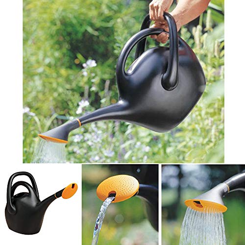Bloem Easy Pour Watering Can, 2.6 Gallon, Black 20-47287CP 2.6 ...