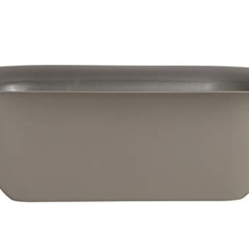 Bloem Modica Deck Rail Planter MR24908, Charcoal Gray, 24