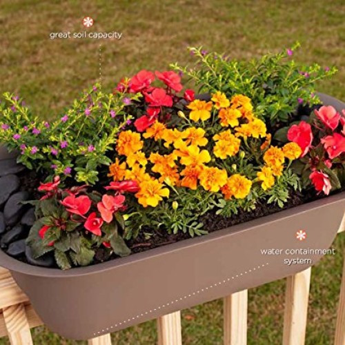 Bloem MR2410 Modica Deck Rail Planter 24 White