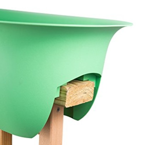 Bloem MR2410 Modica Deck Rail Planter 24 White