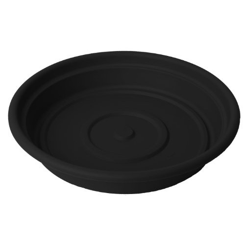 Bloem SDC24-00 Dura Cotta Plant Saucer, 24-Inch, Black