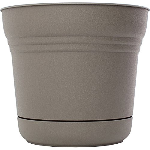 Bloem SP1260 Saturn Planter, 12-Inch, Peppercorn