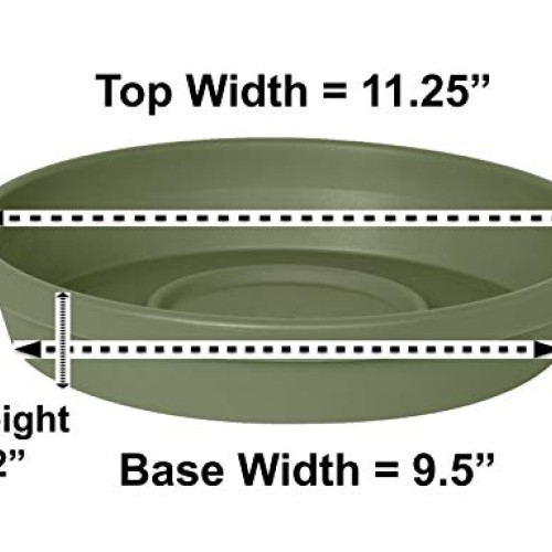 Bloem Terra Plant Saucer Tray 13 Taupe