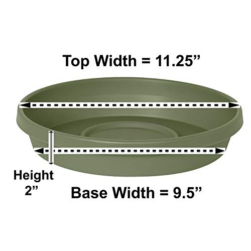 Bloem Terra Plant Saucer Tray 13 Taupe