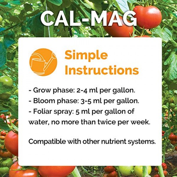 Bloom City Professional Grade Ultra Pure Cal-Mag Growing Supplemen...