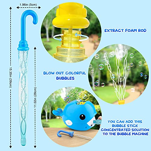 Bloranda Bubble Wands, 12 Pack 15 1 Dozen Bubbles for Kids Bub...