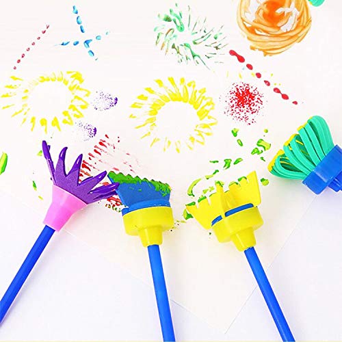 Early Learning Kids Paint Set Washable Finger Paint with Assorted ...