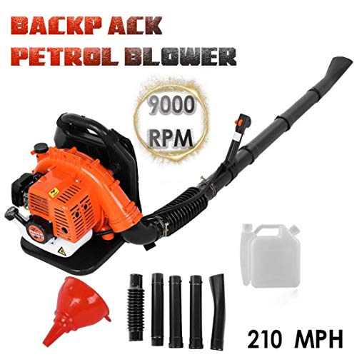 65cc 2Stroke Engine Tube Throttle Backpack Blower 2.3Hp High Perfo...