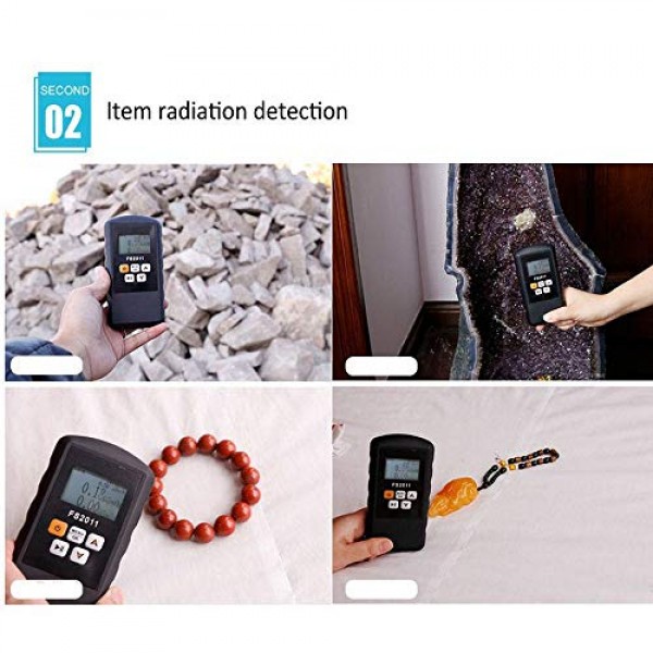 Blu7ive Geiger Counter Nuclear Radiation Detector, Radioactive Det...