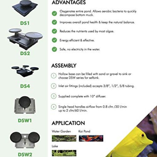 Blue Diamond Pumps DS2 Air Diffuser Station, This Aerator Will Oxy...