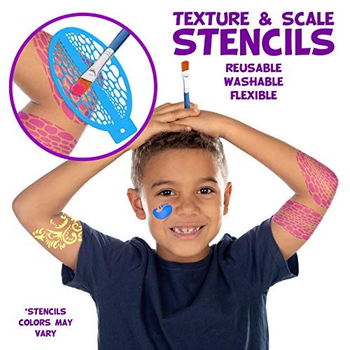 Face Paint Kit for Kids – Blue Squid Large 12 Color Palette, 30+3 ...