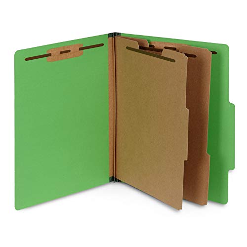 10 Green Classification Folders, 2 Divider, 2 Inch Tyvek expansion...